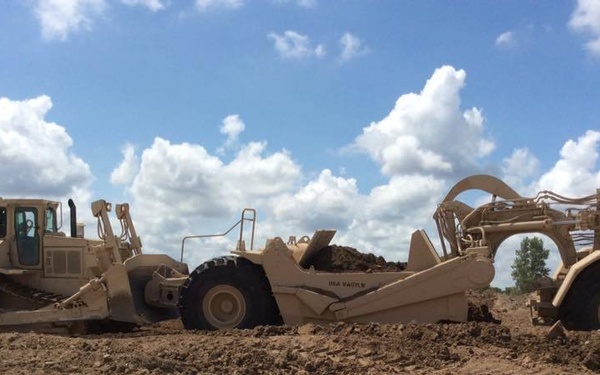 68th ECC Works on Construction for North Fort Hood