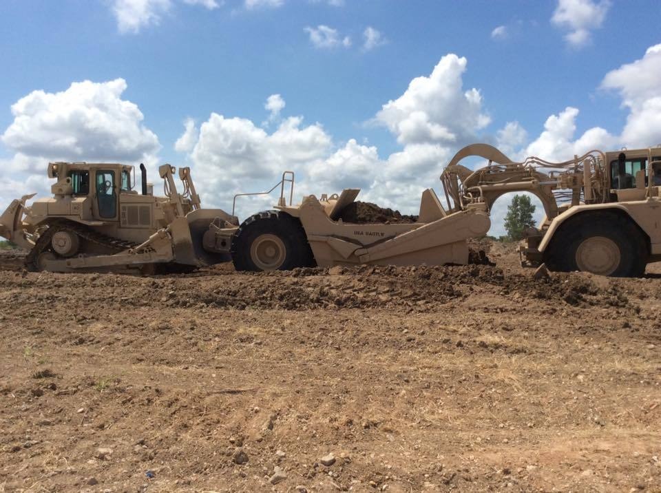 68th ECC Works on Construction for North Fort Hood