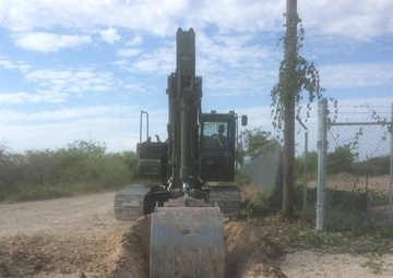 68th ECC Works on Construction for North Fort Hood