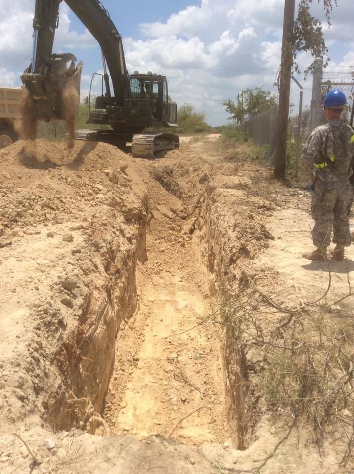 68th ECC Works on Construction for North Fort Hood