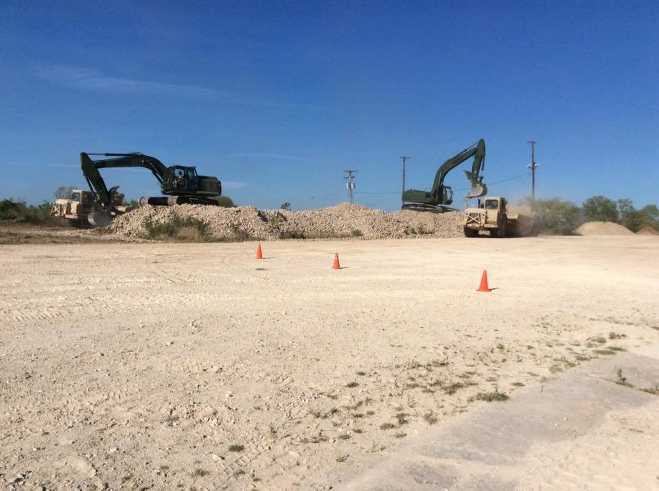 68th ECC Works on Construction for North Fort Hood