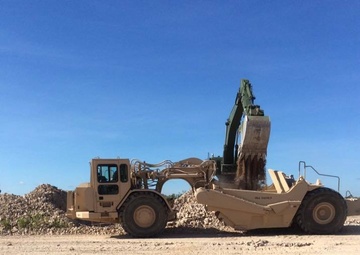 68th ECC Works on Construction for North Fort Hood