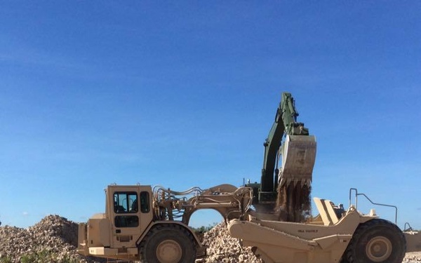 68th ECC Works on Construction for North Fort Hood
