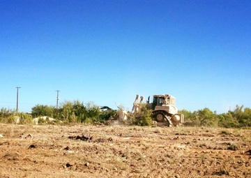 68th ECC Works on Construction for North Fort Hood
