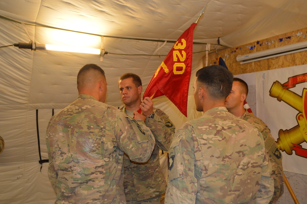 Willing and Able: Task Force Strike M777 howitzer battery welcomes new commander