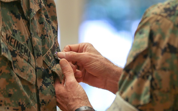 Cpl. Daniel L. Meinema Purple Heart Presentation Ceremony