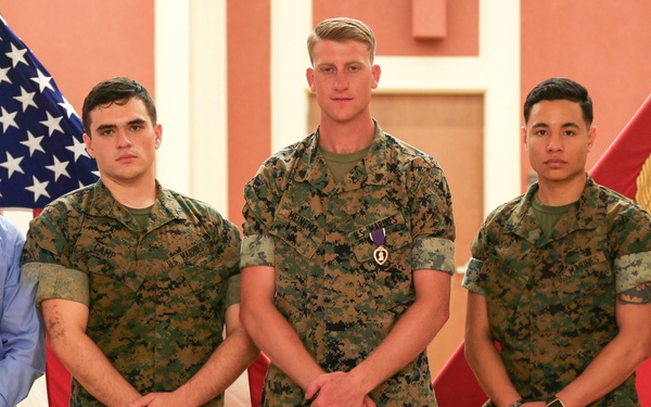 Cpl. Daniel L. Meinema Purple Heart Presentation Ceremony