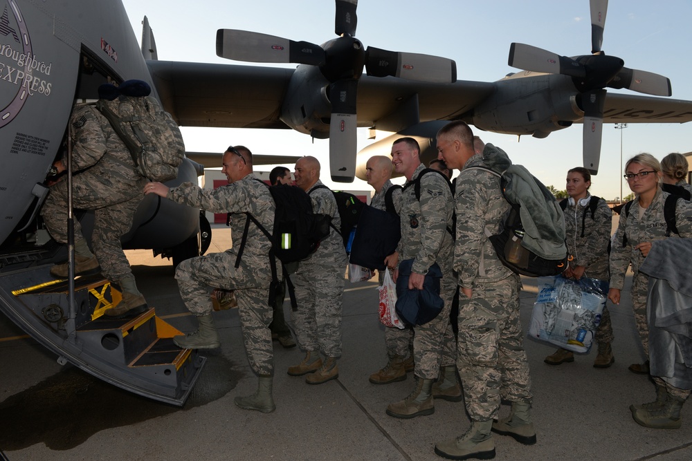 119th Wing members are heading to Europe on deployment for training