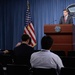 Pentagon Press Secretary Peter Cook briefs the media