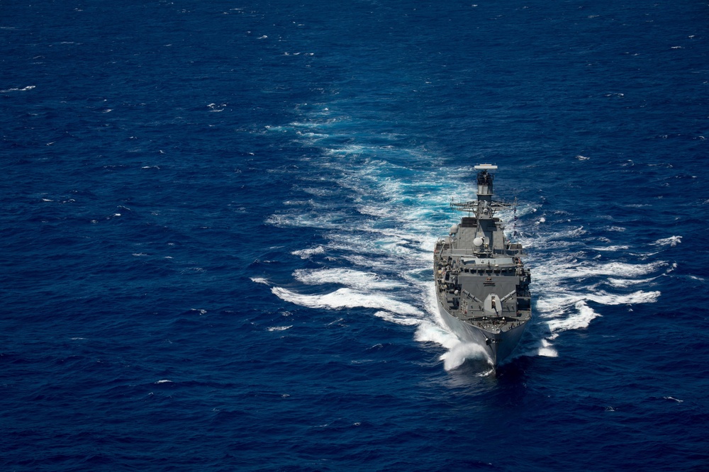 Forty Ships and Submarines Steam in Close Formation During RIMPAC - CNS Almirante Cochrane (FF 05)