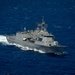 Forty Ships and Submarines Steam in Close Formation During RIMPAC - HMNZS Te Kaha (F77)