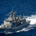 Forty Ships and Submarines Steam in Close Formation During RIMPAC - HMNZS Te Kaha (F77)