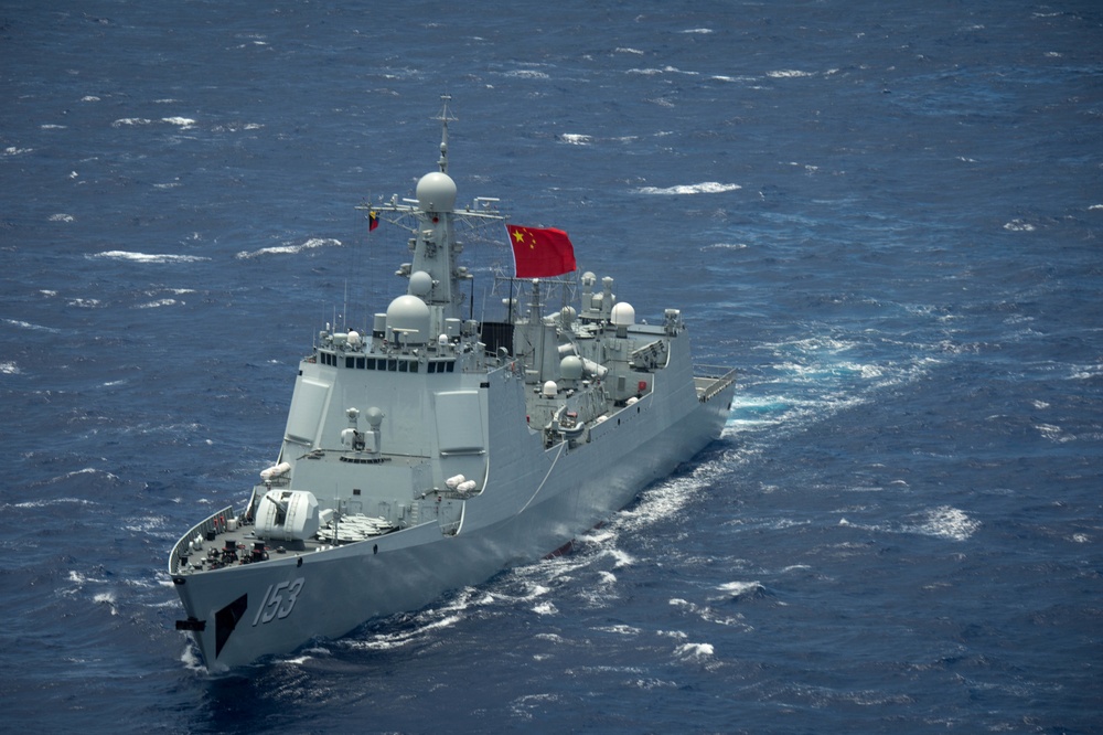 Forty Ships and Submarines Steam in Close Formation During RIMPAC - Xian (153)