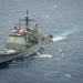 Forty Ships and Submarines Steam in Close Formation During RIMPAC - USS Mobile Bay (CG 53)