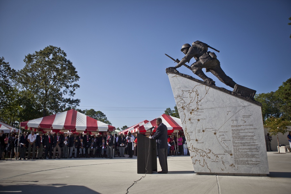 Montford Point Marine Memorial dedication ceremony
