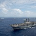 Forty Ships and Submarines Steam in Close Formation During RIMPAC - USS America (LHA 6)