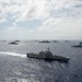 Forty Ships and Submarines Steam in Close Formation During RIMPAC