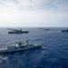 Forty Ships and Submarines Steam in Close Formation During RIMPAC