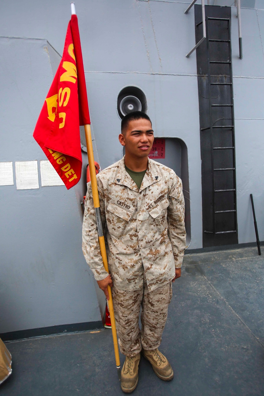 22nd MEU Marines, USS San Antonio Sailor train together in Corporals Course