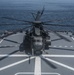 Helicopter on minesweeper
