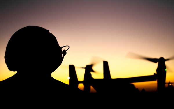 22nd MEU Conducts Flight Operations aboard Wasp