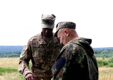 Soldiers explore terrain of Ukraine with land navigation