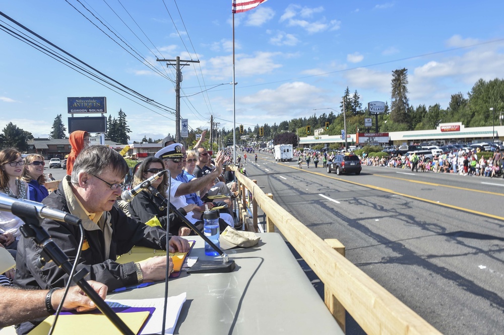 NBK CO on 2016 Silverdale Whaling Days parade judging panel