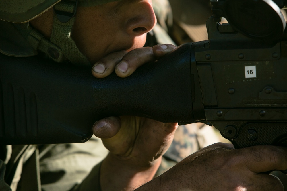 Task Force Koa Moana: Machinegun live-fire training with RFMF