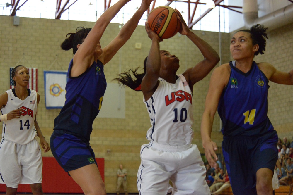 USA takes silver in CISM Women's Basketball