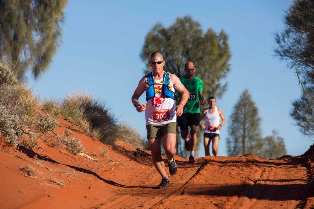 Marines run Australian Outback Marathon