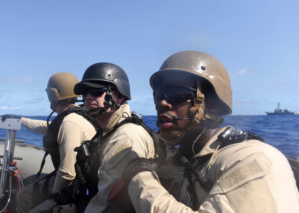 USS Howard VBSS Operations at RIMPAC 2016