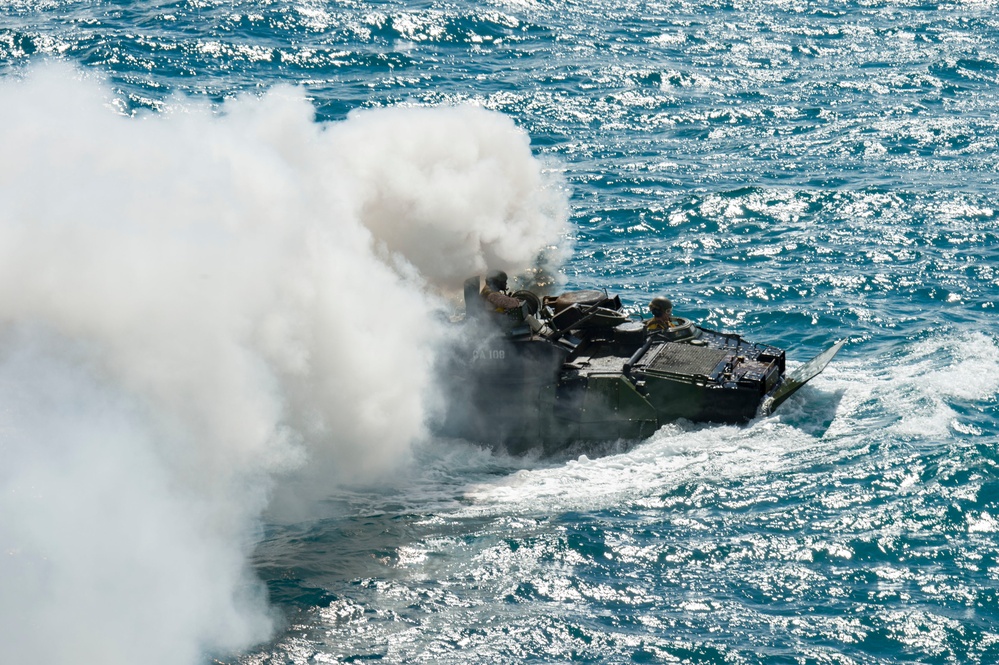 Amphibious Assault Exercise at Marine Corps Base Hawaii during RIMPAC 2016