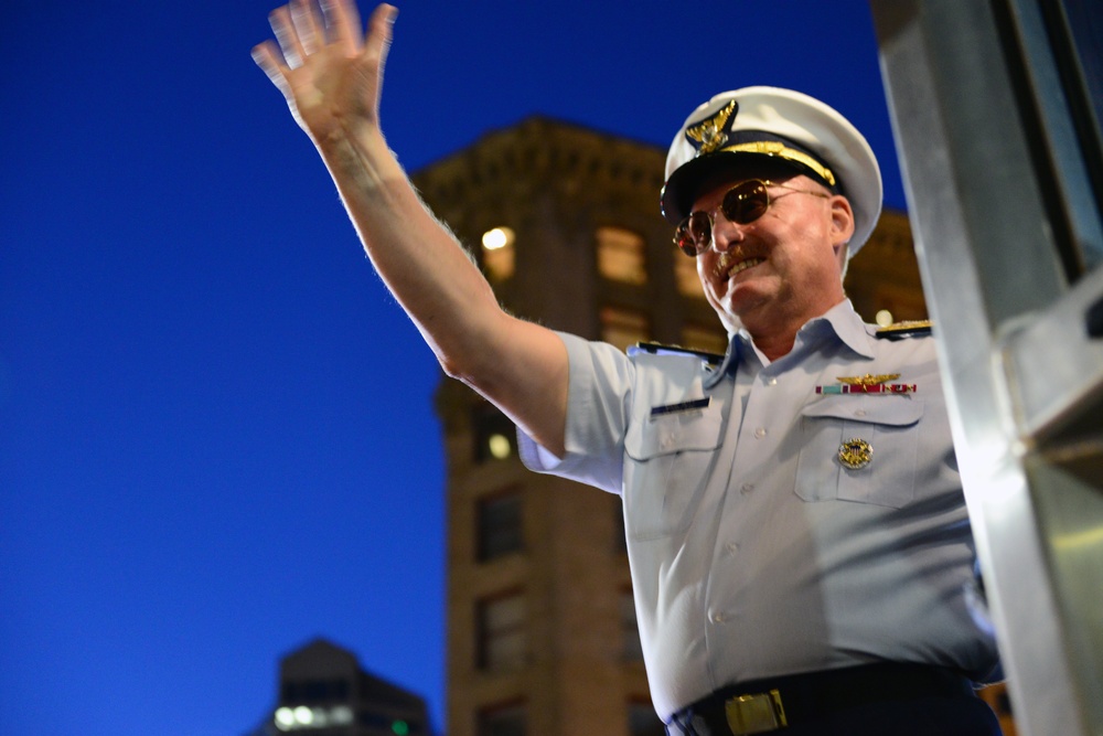 Coast Guard participates in Seattle’s 67th annual Seafair Torchlight Parade