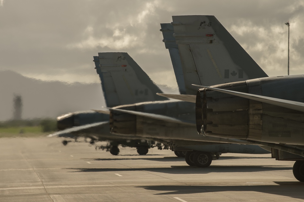 Royal Canadian Air Force conducts operations at RIMPAC 2016