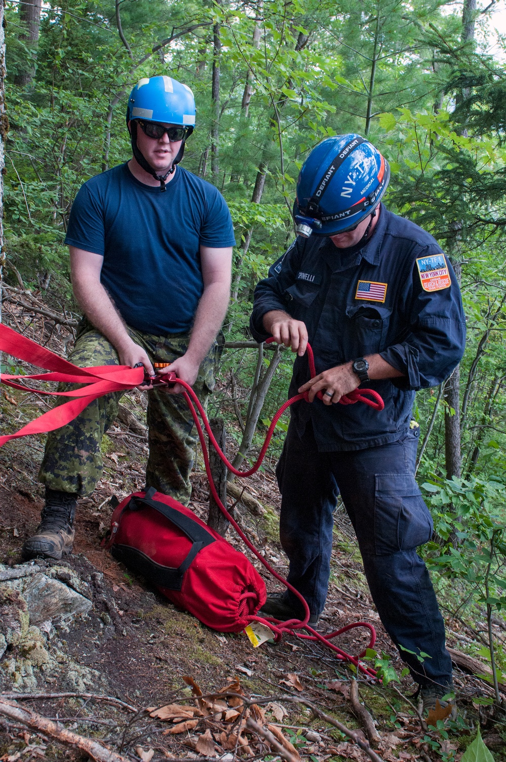 Participants Conduct Search and Rescue Operations