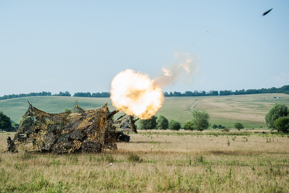 Romanian artillery