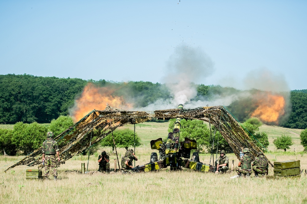 Romanian artillery