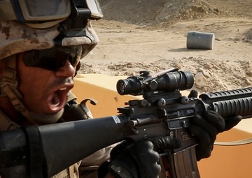 SecFor Marines “Ace” target practice