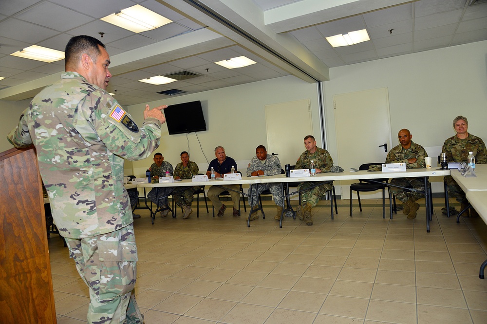 Defense Logistics Agency briefing by CSM Charles M. Tobin in Caserma Ederle, Vicenza, Italy