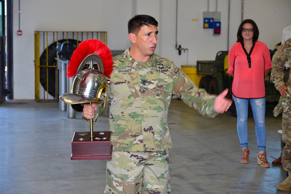 Farewell Gift to Capt. Nicholas F. Barber, July 29, 2016 at Caserma Del Din