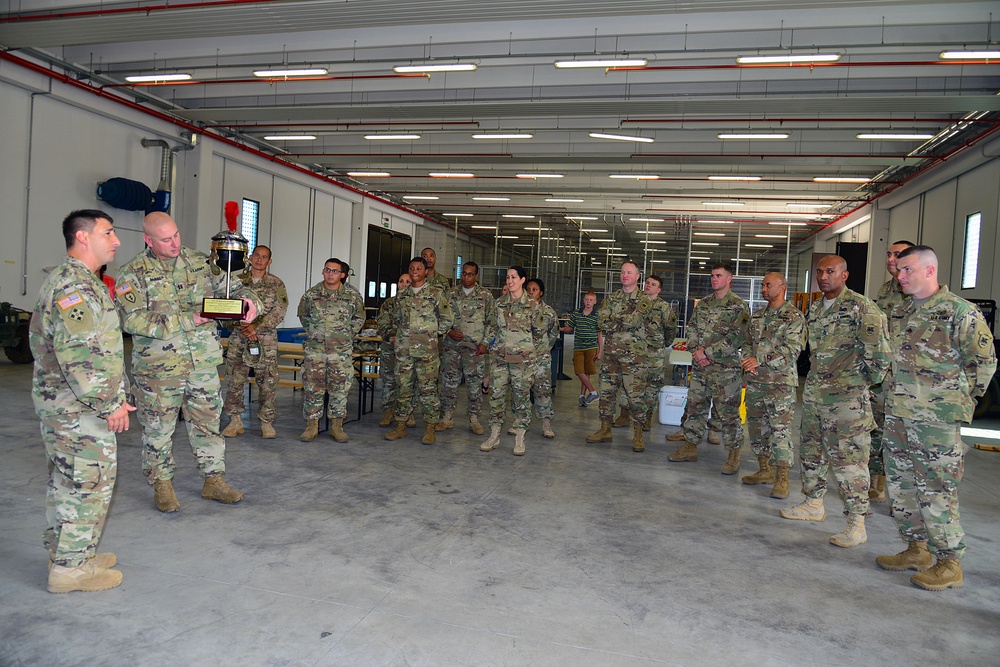 Farewell Gift to Capt. Nicholas F. Barber, July 29, 2016 at Caserma Del Din