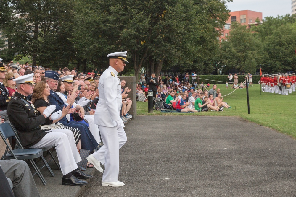 Marine Corps War Memorial Sunset Parade July 26, 2016