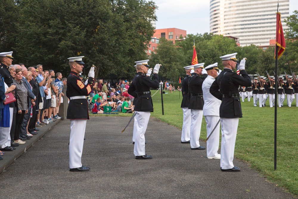 Marine Corps War Memorial Sunset Parade July 26, 2016