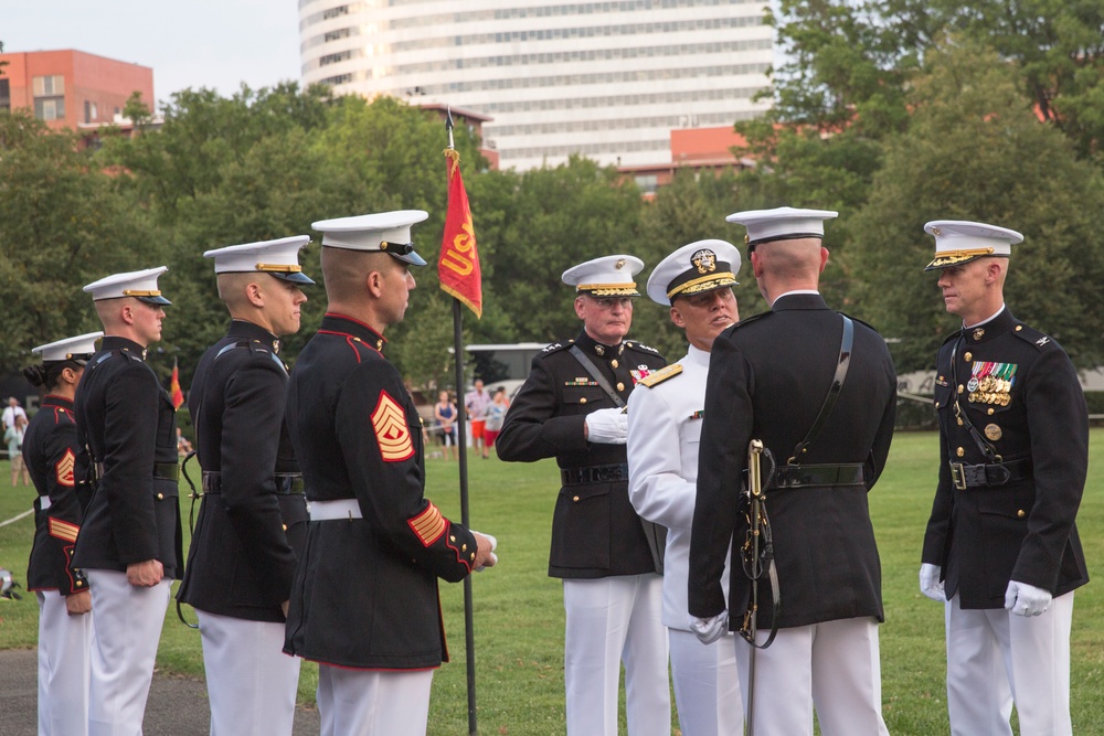 Marine Corps War Memorial Sunset Parade July 26, 2016