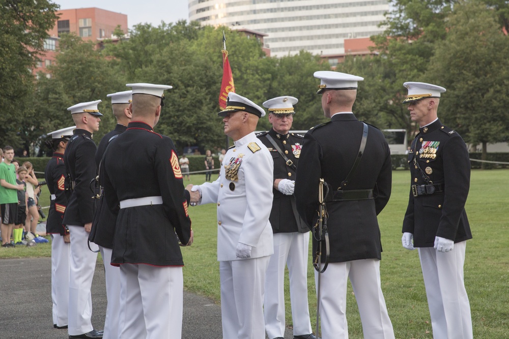 Marine Corps War Memorial Sunset Parade July 26, 2016