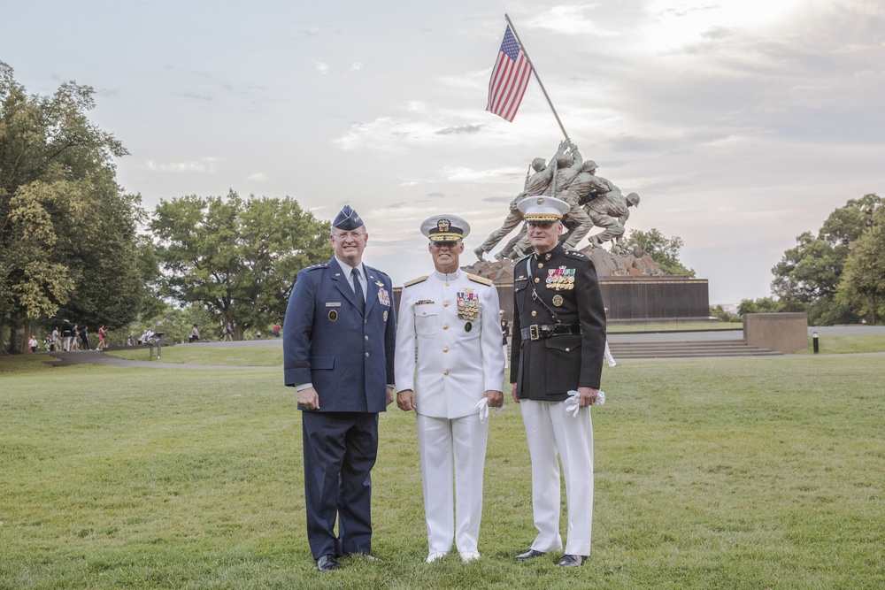 Marine Corps War Memorial Sunset Parade July 26, 2016