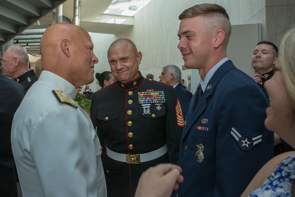 Marine Corps War Memorial Sunset Parade July 26, 2016