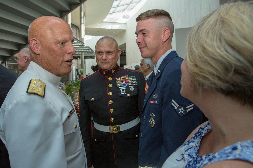 Marine Corps War Memorial Sunset Parade July 26, 2016