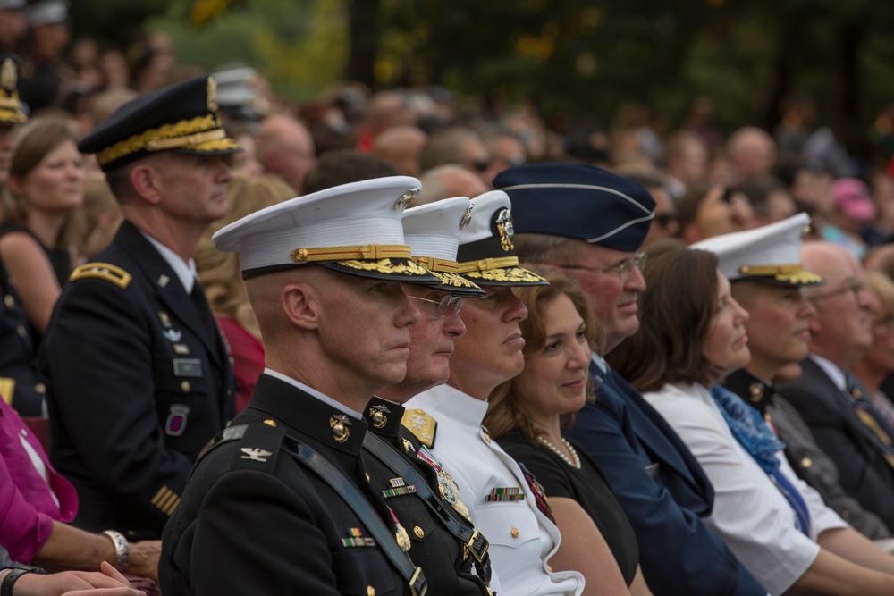 Marine Corps War Memorial Sunset Parade July 26, 2016