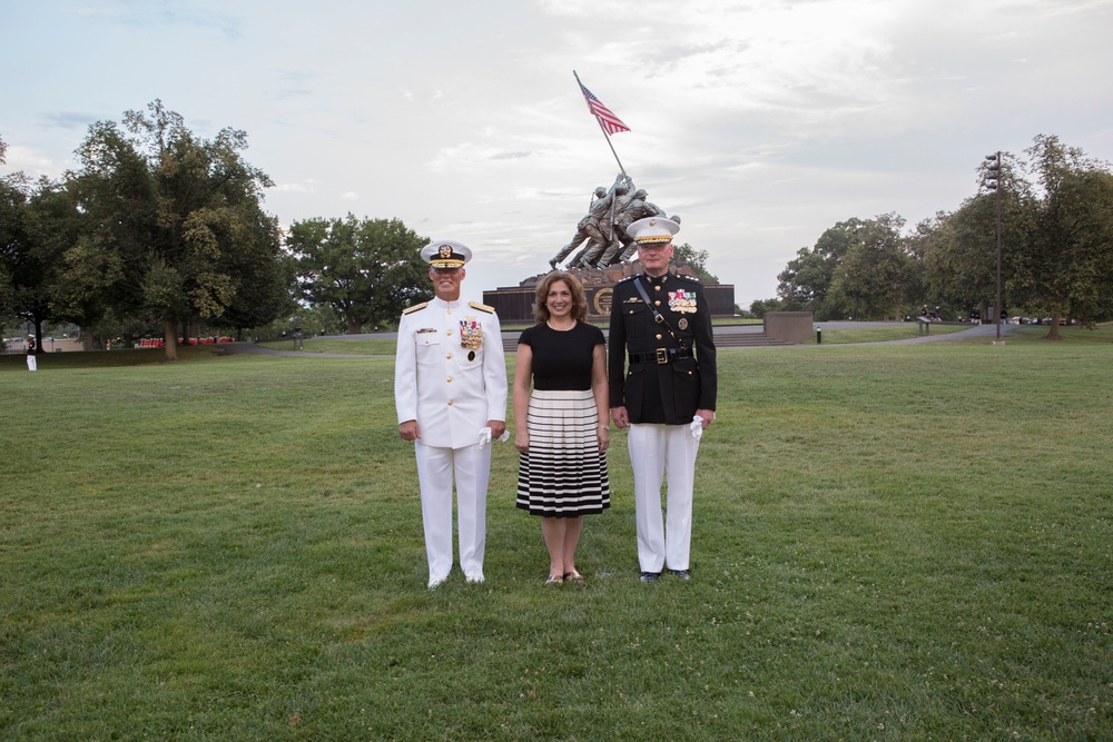 Marine Corps War Memorial Sunset Parade July 26, 2016